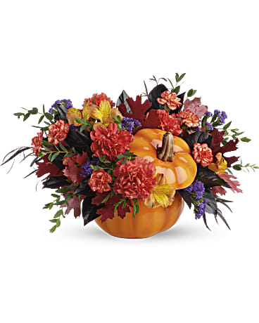 Hauntingly Pretty Pumpkin Bouquet