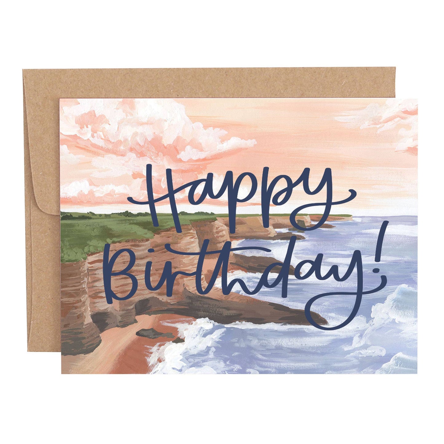 Coastal Birthday Greeting Card