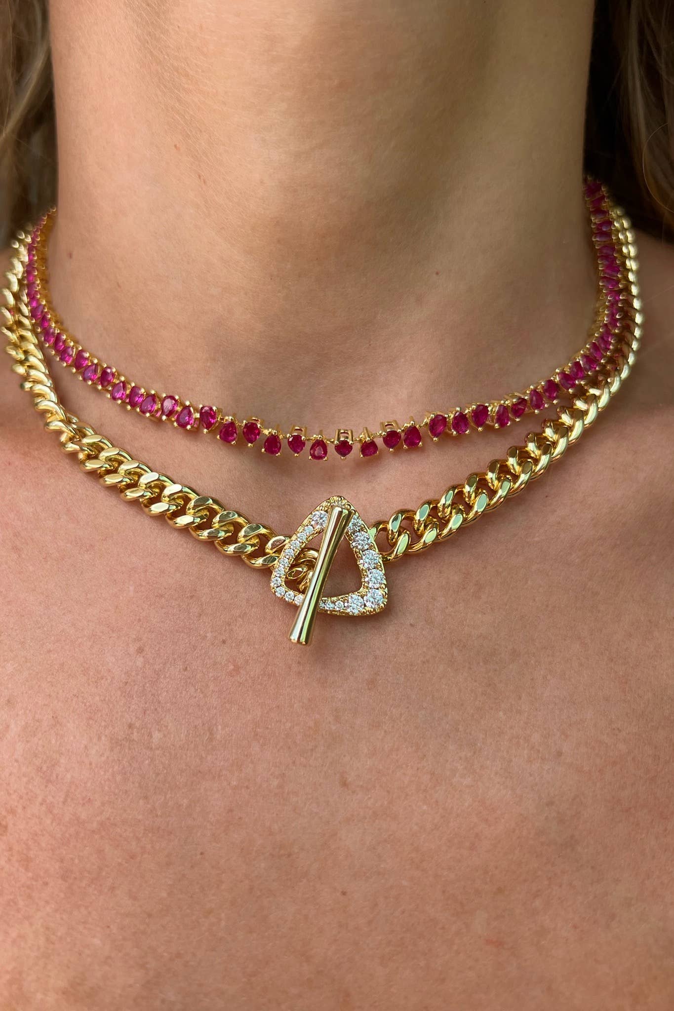 Duchess Necklace- Ruby