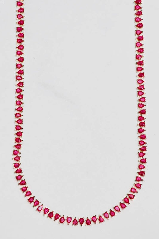 Duchess Necklace- Ruby
