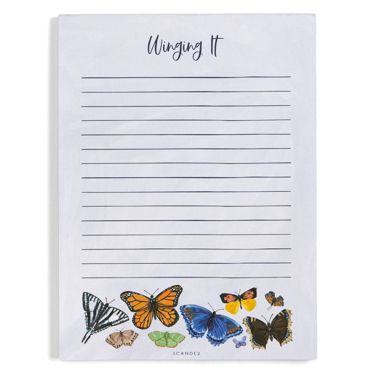 Winging It Butterfly To Do Notepad
