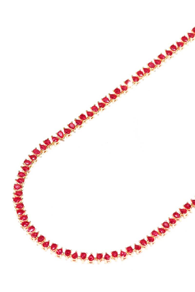 Duchess Necklace- Ruby