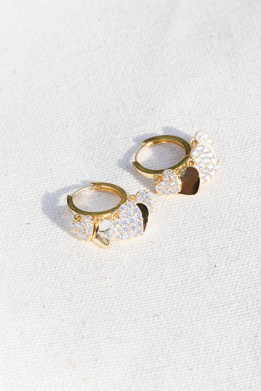 ALL MY HEART HUGGIES- CHARM DANGLE EARRINGS