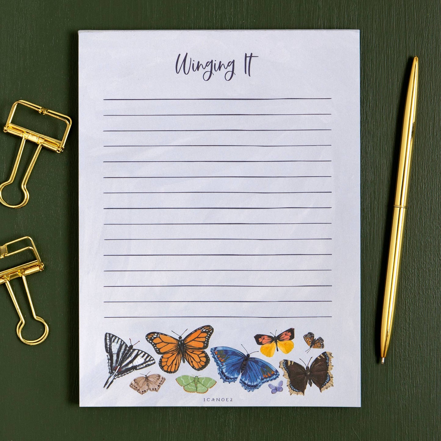 Winging It Butterfly To Do Notepad