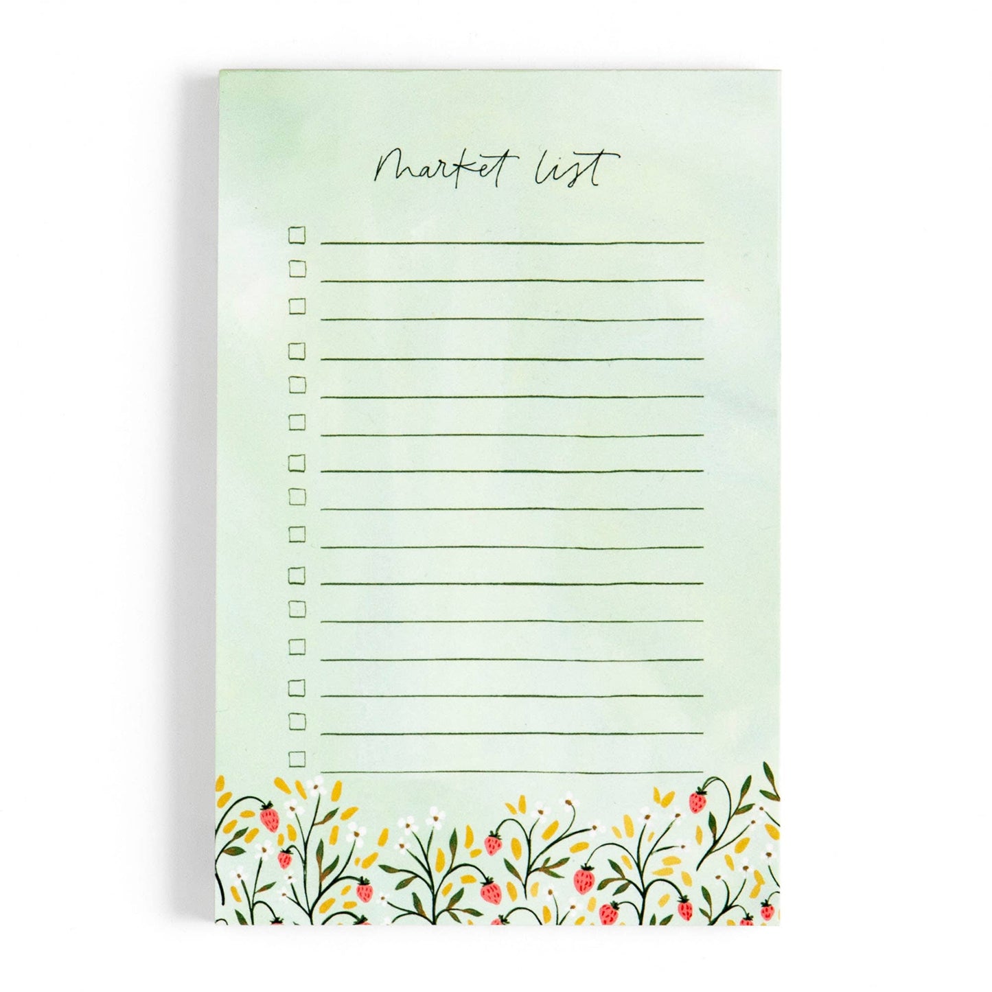 Strawberry Meadow Market Notepad