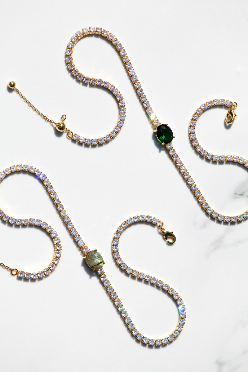 PRINCESS NECKLACE- EMERALD