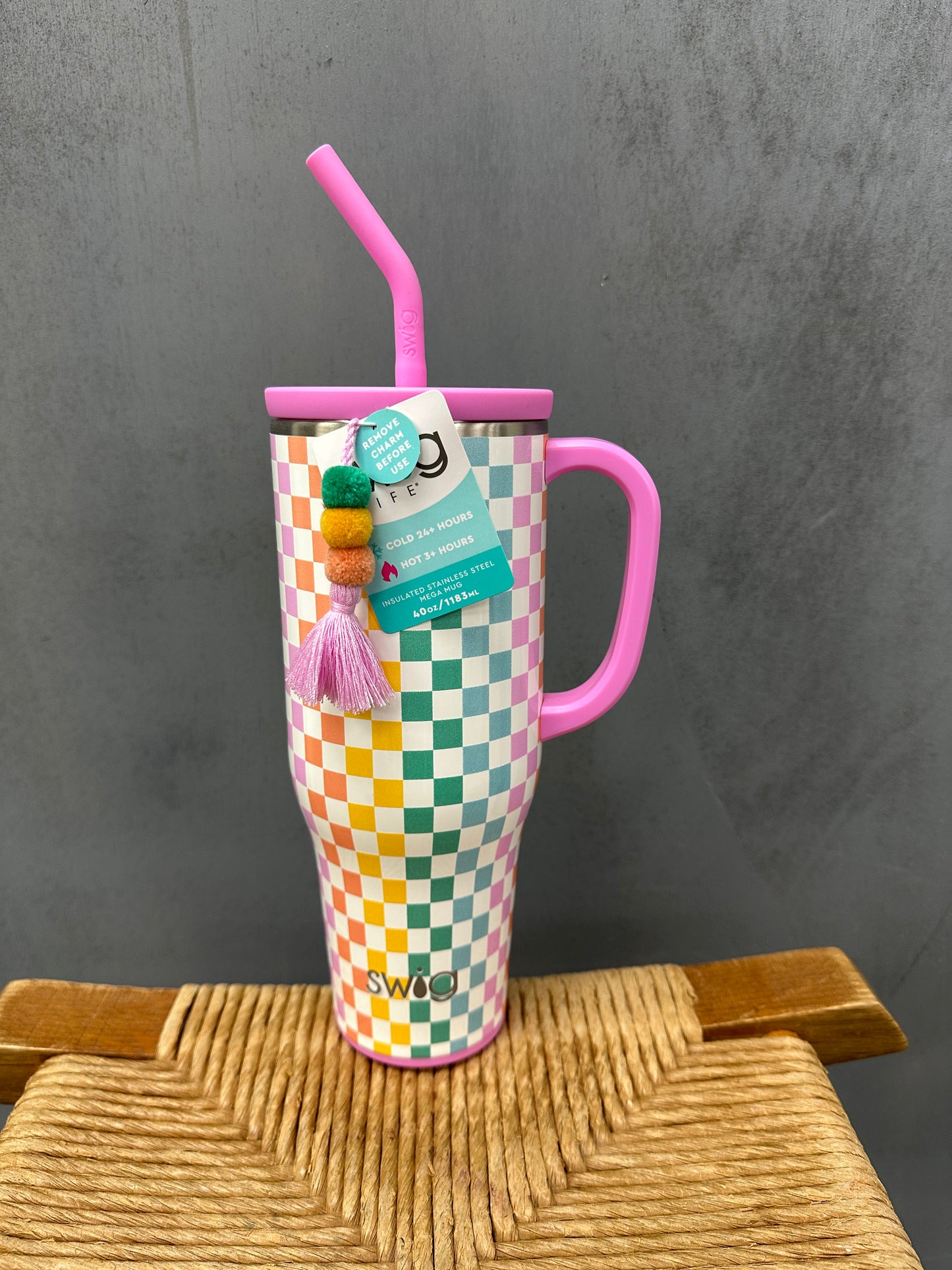 Swig Insulated Stainless Steel Mega Mug 40 Oz