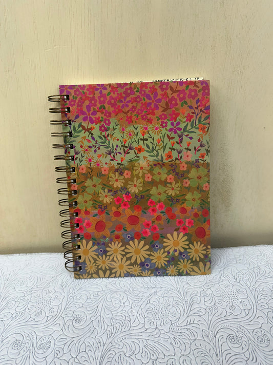 Natural Life Wildflower Border Spiral Notebook