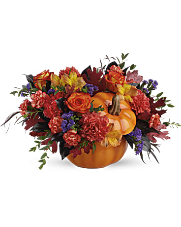 Hauntingly Pretty Pumpkin Bouquet