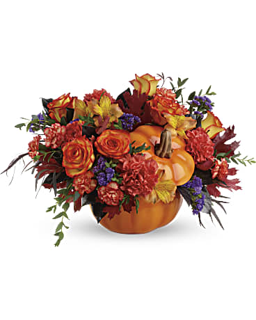 Hauntingly Pretty Pumpkin Bouquet