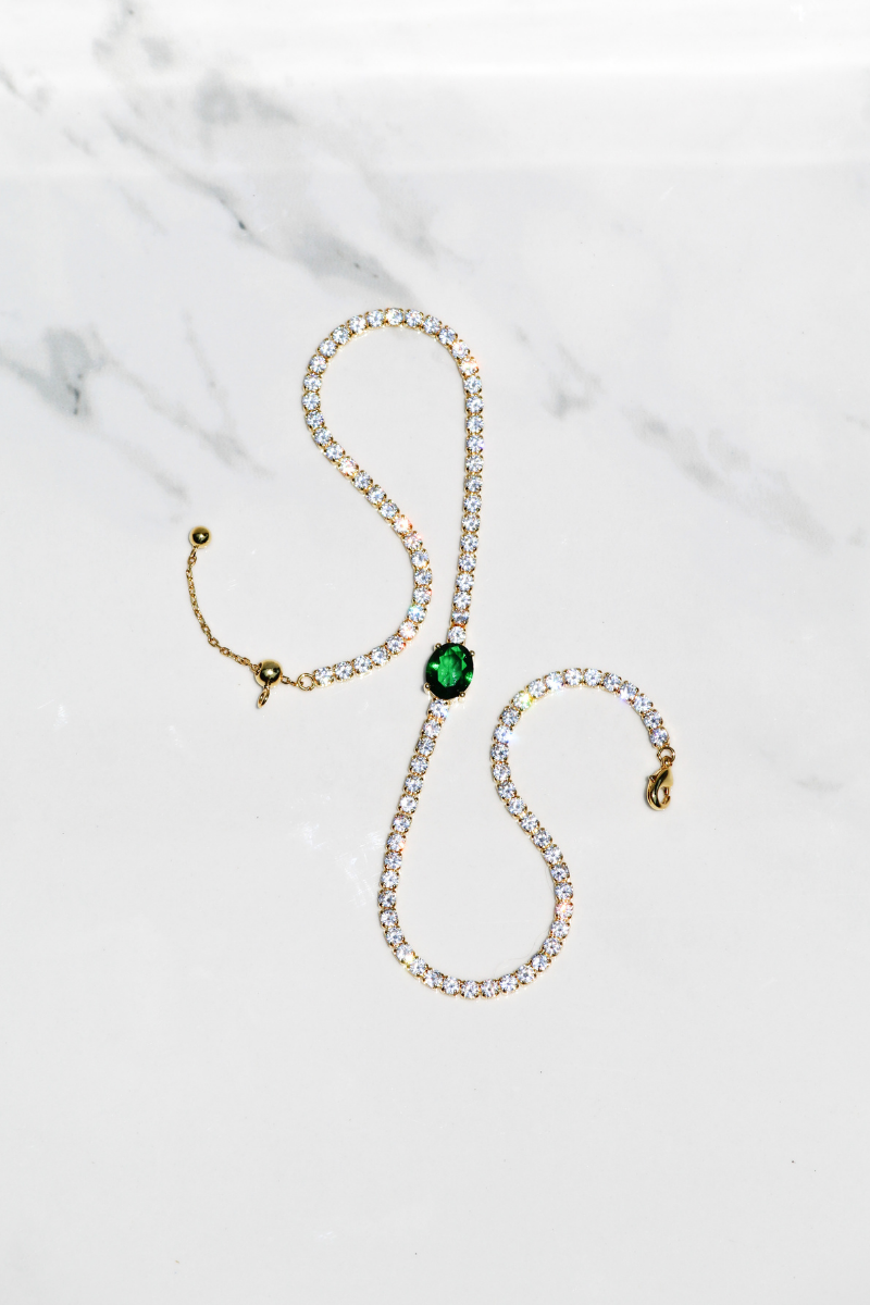 PRINCESS NECKLACE- EMERALD