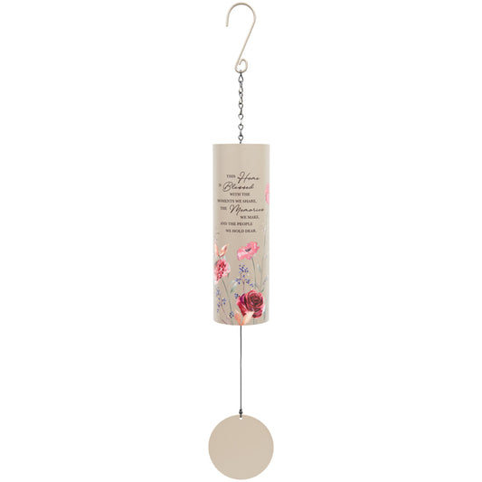 Carson Wind Chimes "This Home is Blessed" 36"